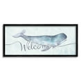 thumbnail image 2 of Stupell Industries Welcome Greeting Soft Tranquil Whale Ocean Animal, 30 x 13,Design by Ziwei Li, 2 of 5
