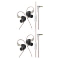 thumbnail image 3 of Auriculares con cable Inteprter para teléfono inteligente 3,5 mm 0,75 mm con cancelación de ruido negro, 3 of 6