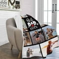 thumbnail image 6 of Custom Blankets with Photos, Personalized Picture Throw Blanket, Music Song Style Wedding Anniversary Birthday Customized Gifts for Couples Boyfriend Girlfriend Sister, 6 of 6