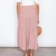 thumbnail image 4 of Faldas de cintura elástica con volantes fruncidos informales sólidos a la moda para mujer Wmkox8yi FGJ2059, 4 of 7