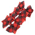 thumbnail image 5 of 4 Uds. Pinzas para el pelo con lazo, pinzas para el pelo con lazos pequeños, accesorios para el cabello para mujer, pinzas para el pelo bonitas, pinzas para el pelo a cuadros, 5 of 5