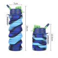 thumbnail image 1 of Botella de agua para niños yuxing Rainbow 500 ml A prueba de fugas azul B, 1 of 5