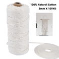 thumbnail image 2 of Shininglove Natural Cotton Rope for Handmade Plant Hanger Wall Hanging Crafts Decoration, 2 of 6