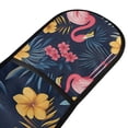 thumbnail image 4 of Yayeee Double Oven Mitt Kitchen Heat Resistant Baking 35" x7" Quilted Glove, Red Floral Flamingo, 4 of 6