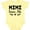 Banana, variant on Inktastic Mimi Loves Me Baby Clothes Girl Girls Baby Bodysuit