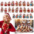 thumbnail image 5 of Puntoco Calendario de cuenta regresiva de Navidad con colgante de acrílico, regalo festivo Liquidación de adornos de decoración interior y exterior en Navidad, 5 of 5
