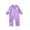 P175 Purple, variant on Tfken Girls Pajamas Jumpsuit Long Sleeve Fall Winter Comfy Casual Sleepwear Homewear Button Daily Wear Soft Loungewear Toddler Comfortable Clothes Size 6-12 Months Pink