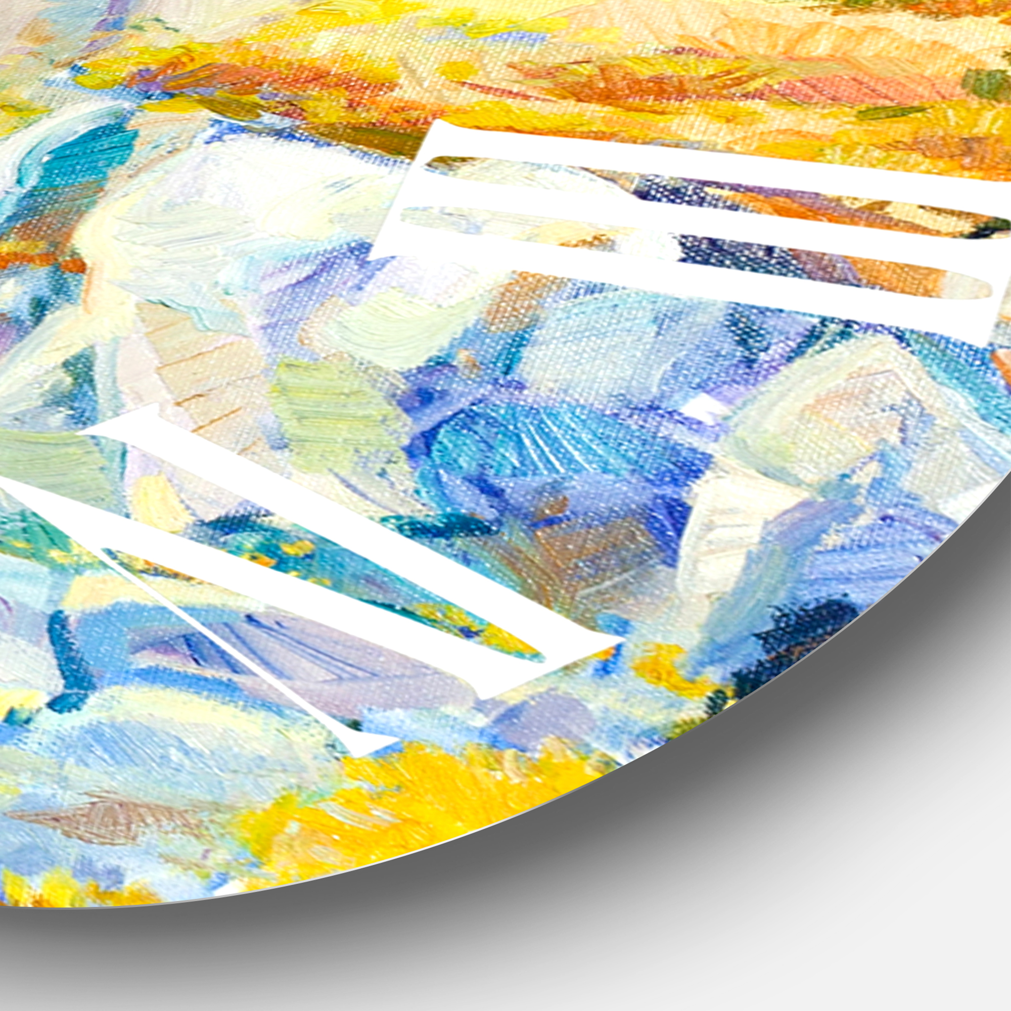 Designart 1 in Quartz Coastal Wall Clock
