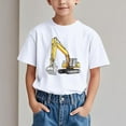 thumbnail image 2 of Lopecy-Sta Boys Cool Excavator T Shirt Boy Vehicles Construction Site Kids Premium Summer Casual T-Shirt 5-6 Years, 2 of 5