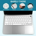 thumbnail image 5 of Insten Keyboard Cover Protector Compatible with 2020 Macbook Air 13", Ultra Thin Silicone Skin, Tactile Feeling, Anti-Dust, White, 5 of 9