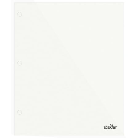 Office Depot® Brand Stellar Laminated 2-Pocket Paper Folder, Letter Size, White