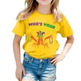thumbnail image 1 of Chemises à Manches Longues pour Filles, Chemise à Sequins Inversée 5t, Chemise Décontractée Imprimée à Col Rond, T-Shirt à Manches Courtes, Chemise Décontractée, 1 of 5