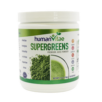 Super Greens by Human Vitae Brand Natural Juice Powder Blend Powerful Supplement Mix