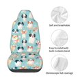 thumbnail image 4 of Balery Colorful Dog Funda de Asiento para Auto con Diseño - Cubierta Frontal Suave y Transpirable con Protector Antideslizante- 1 Unidad, 4 of 5