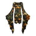 thumbnail image 4 of Likimi Hallowmas Dress For Women Dress Up Flared Sleeve Cartoon Print Stage Show Halloween Costumes For Performance Fashionable Cosplay Dresses Size L, 4 of 5
