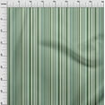 thumbnail image 4 of oneOone Cotton Flex Teal Green Fabric Stripes Quilting Supplies Print Sewing Fabric By The Yard 40 Inch Wide, 4 of 6