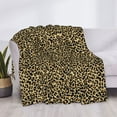 thumbnail image 4 of Vsdgher Leopard1 Pattern Fleece Throw Blanket, Horizontal Fleece Bedding Home Decor for Couch & Bed All Season Use -80"x60", 4 of 7