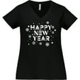 thumbnail image 3 of Inktastic Happy New Year Women's Plus Size V-Neck T-Shirt, 3 of 5