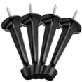 thumbnail image 3 of GOOHOCHY 4Pcs Door Stopper for Homeowners in Black and Zinc Alloy Material, 3 of 8