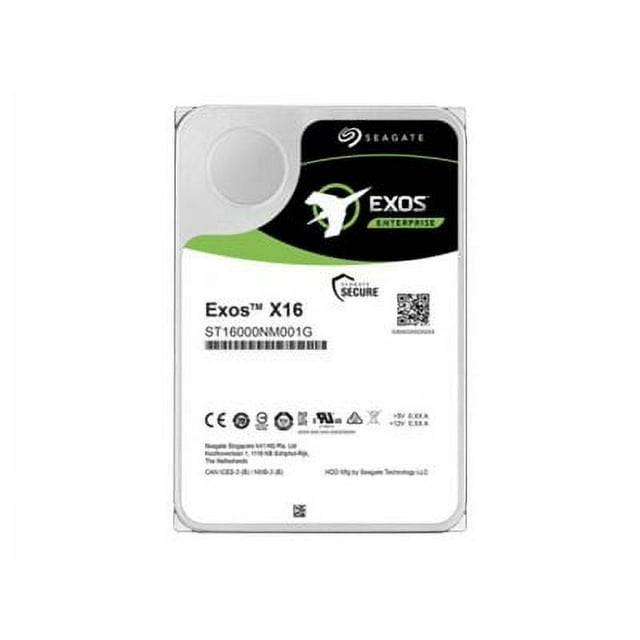 Seagate Exos X16 ST10000NM002G - Hard drive - 10 TB - internal - SAS 12Gb/s - 7200 rpm - buffer: 256 MB