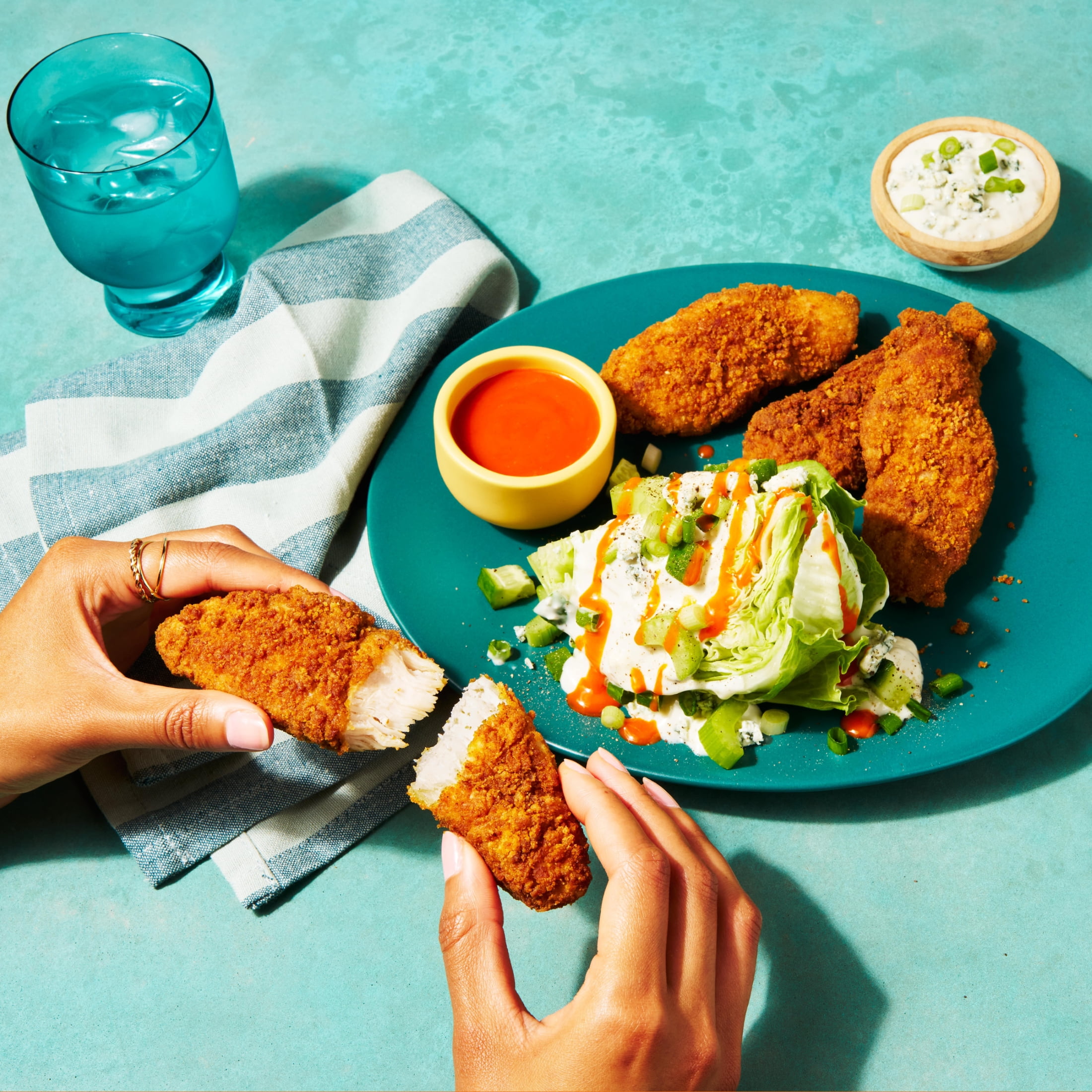 Realgood Foods Co. Lightly Breaded Chicken Breast Strips, Gluten-Free, 20 oz Regular Bag (Frozen)