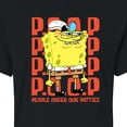 thumbnail image 3 of SpongeBob SquarePants - People Order Our Patties - Juniors Cropped Cotton Blend T-Shirt, 3 of 6