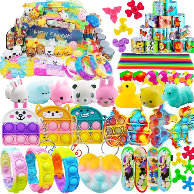Set de juguetes Party Favors HAICORO, 51 unidades, Pop Fidget para niños