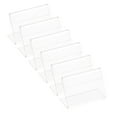 thumbnail image 3 of MasteelfCA ARTIBETTER 20pcs Acrylic Sign Display Holder Price Name Cards Rack Label Slanted Tag Stand, 3 of 7