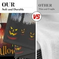 thumbnail image 5 of Halloween Moon Tree Kitchen Curtains Window Curtains and Valances Set 36 Inch, Pumpkin Witch Horror Night Short Tier Curtain for Kitchen, Spooky Small Kitchen Decor, 5 of 6