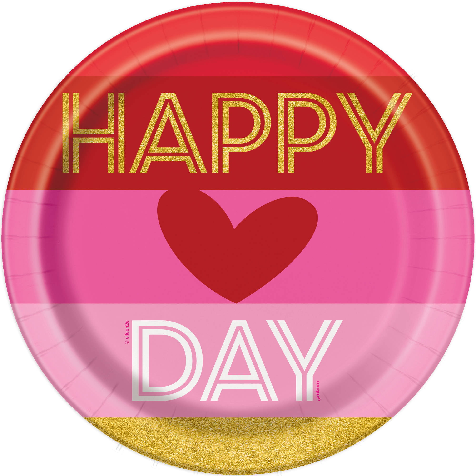 Valentine's Day Party Tableware Napkins Plates Emoji Love Heart Cat 
