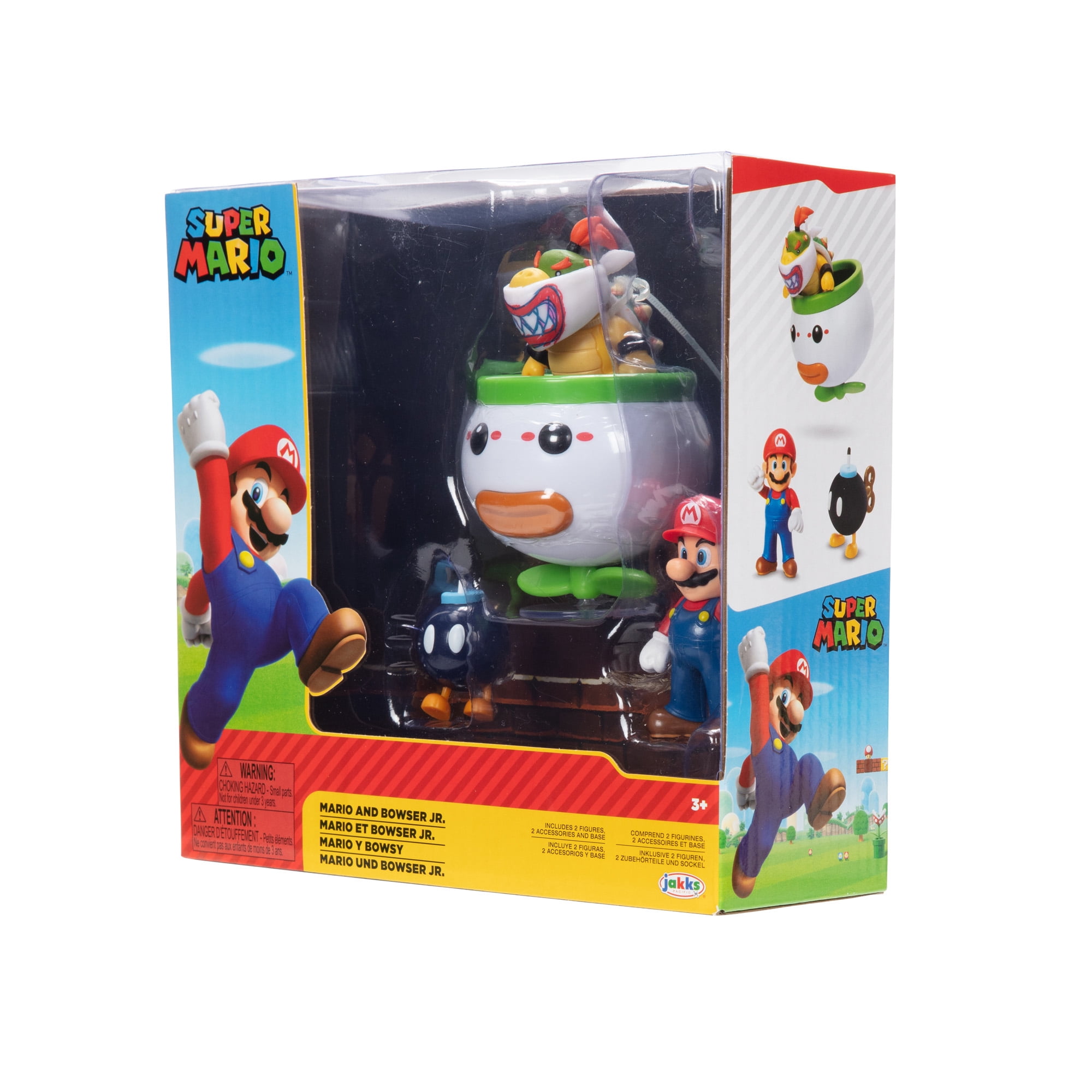 Nintendo Super Mario and Bowser Jr 2.5-in Figure Set 5-Pack