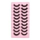 thumbnail image 1 of Pestañas postizas de estilo popular, marcas privadas, extensiones de pestañas de visón sintético, tiras de pestañas con rizo profundo, 1 of 5