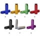 thumbnail image 3 of Advancent Clavijas acrobáticas para bicicleta, construcción de aleación de aluminio para un ajuste preciso, accesorios para bicicleta, 2 Ciclismo azul, 3 of 6