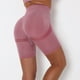 thumbnail image 5 of Gibobby Falda Shorts Mujer Mallas sin costuras para mujer, mallas para el trasero, pantalones cortos de Yoga para gimnasio(Vino, S), 5 of 5