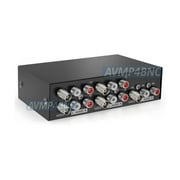 1 In 4 Out Composite BNC RCA Video Audio Splitter