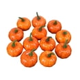 thumbnail image 1 of 12 piezas de calabazas falsas, modelo de verduras artificiales, Mini calabazas de espuma falsas para Halloween, Baby Shower, adorno de otoño para el naranja, 1 of 8