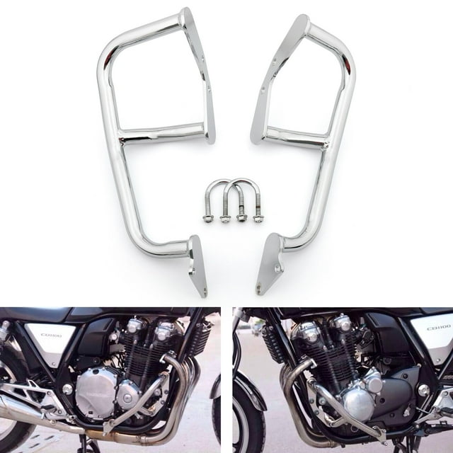 Chrome Crash Bar Highway Engine Guard Fit For Honda Cb1100 2010-2016 Silver
