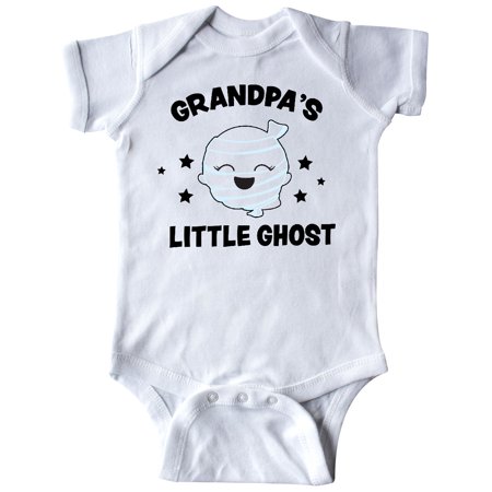 

Inktastic Cute Grandpa s Little Ghost with Stars Gift Baby Girl Bodysuit