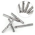thumbnail image 4 of 5pcs Tungsten Carbide End End Mill Single Flute End Mill Power Tool Parts Accessories End Mills Bits 6mm Shank Single Flute Spiral CNC PVC MDF Milling Router, 4 of 8