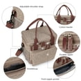 thumbnail image 3 of SPEKSEE Lunch Bag for Women Men, Expandable Large Adult Insulated Lunch Box for Work, Leakproof Double Deck Lunch Box Cooler Tote Bag with Removable Shoulder Strap, 3 of 8