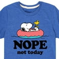 thumbnail image 3 of Peanuts - Nope Not Today - Toddler and Youth Short Sleeve T-Shirt, 3 of 6