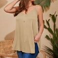 thumbnail image 6 of Posijego Plus Size Tank Tops for Women Camisoles Summer V Neck Sleeveless T-Shirts Beach Vacation Tunic Tank Shirts, 6 of 7