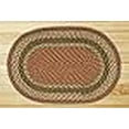 thumbnail image 2 of Capitol Earth Rugs 07-024 Tapis Tressé en Jute Olive-Bourgogne-Gris, 2 of 2