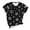 #1 Black, variant on Lolmot Short Sleeve Shirts for Women Casual Crew Neck Christmas Graphic Print Tee Plus Size Loose Fit Blouse Summer Pullover Tops