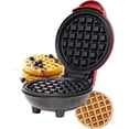 thumbnail image 1 of Mini Gaufrier, Mini Grille Électrique Portable Ronde, Mini Machine à Gaufres pour Gaufres Individuelles, Paninis, Pommes de Terre Rissolées, Autres à Emporter, 1 of 3