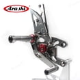 thumbnail image 5 of Arashi (Version 2.0) Rearsets for Honda CBR1000RR / SP 2012 - 2020 non-ABS Motorcycle Accessories Adjustable Footrests Rear Sets CBR 1000 CBR1000 RR Gray 2013 2014 2015 2016 2017 2018, 5 of 6