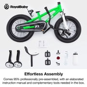 Royalbaby Freestyle 16 Bicycle for Boys and Girls Ages 6-8 Years, Green
