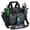 Black MiCai-Waterproof Bottom-Standard, variant on Fishing Tackle Bag With Rod Holder Saltwater & Freshwater Resistant Box - Adjustable Padded Shoulder Strap (black Camouflage)