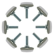 M6 x 20 x 30 Leveling Feet Protector Floor Adjustable Leveler for Desk Leg 8pcs