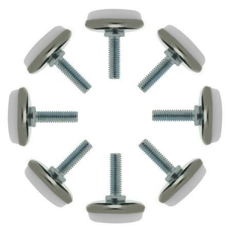 M6 x 20 x 30 Leveling Feet Protector Floor Adjustable Leveler for Desk Leg 8pcs